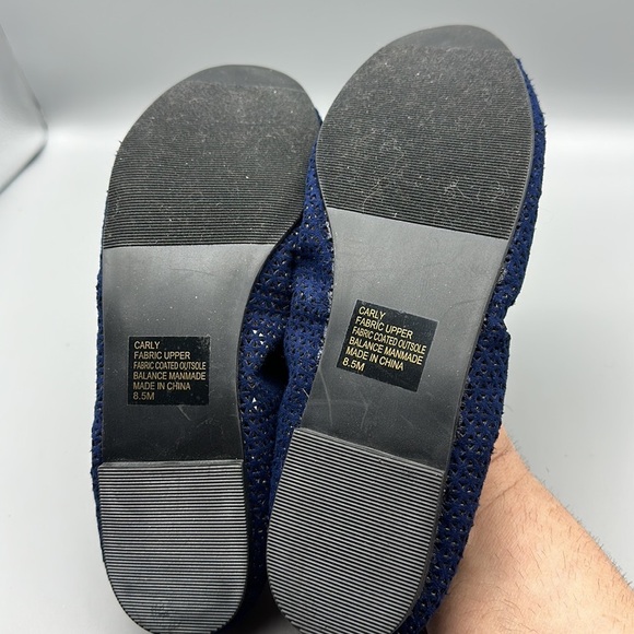 Kari blue women’s blue ballet flat shoes size 8.5 - Picture 7 of 10
